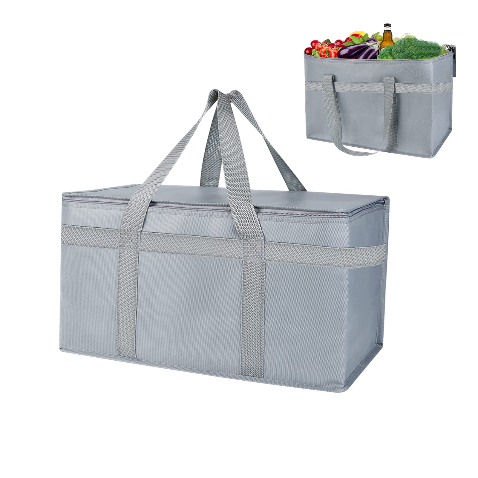 Tripumer Insulated Fresh Bag Heat Insulation LeakProof Aluminum Foil