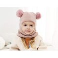 thumbnail image 3 of Baby Winter Hat Scarf Set, Unisex Infant Toddler Kids Hat Scarf, 3 of 6