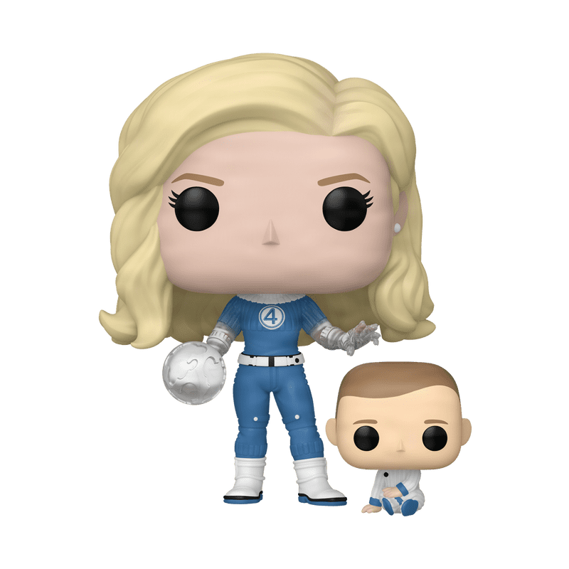 Funko Pop! & Buddy Marvel: Invisible Woman & Franklin (Fantastic Four: First Steps) Vinyl Bobblehead