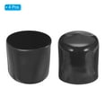 thumbnail image 3 of Uxcell 40MM Vinyl Rubber End Caps, 4 Pack Round Bolt Screw Covers Caps for Metal Tubing Bolts, Black, 3 of 7