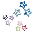 thumbnail image 2 of 3pieces Hair Clip for Hot Girls Candy Color Star Shape Barrettes Metal Designed Metal Hair Barrettes for Teens Girls, 2 of 9