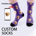 thumbnail image 2 of Stockings For Adults Funny Animal Print Bone Design Comfortable Stretchable Stockings Stocking For Home And Leisure 5PCS, 2 of 8
