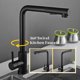 thumbnail image 4 of Grifos de cocina extraíbles giratorios de 360 ° con 2 modos de rociado Grifos de lavabo de baño Roci Tomshoo Negro, 4 of 7