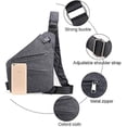 thumbnail image 2 of Bolsa de viaje antirrobo, correa ajustable, bolsas cruzadas antirrobo, para mujeres y hombres, 2 of 3