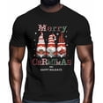 thumbnail image 2 of Camisetas informales de manga corta con diseño de gnomo de Papá Noel para hombre, camisetas gráficas, 2 of 8