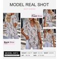 thumbnail image 4 of ORUYROP Blouses Décontractées Boho à Imprimé Floral Col en V Manches Longues Amples pour Femmes, 4 of 6