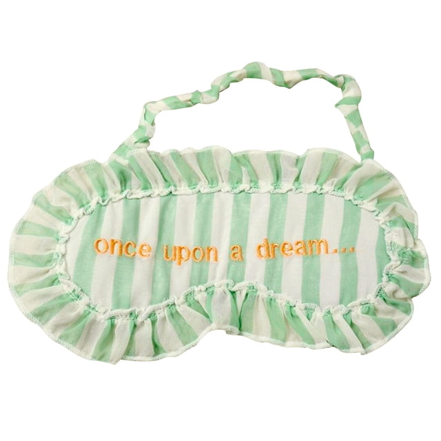 Sleeping Mask Lovely Lace Letter Decor Sleeping Eye Cover Blindfold Eyeshade
