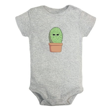 

Nature Cactus Pattern Rompers For Babies Newborn Baby Unisex Bodysuits Infant Jumpsuits Toddler 0-24 Months Kids One-Piece Oufits (Gray 12-18 Months)