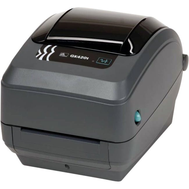 Zebra Gk420t Direct Thermal/thermal Transfer Printer - Monochrome - Desktop - Label Print - 4.09" Print Width - 5 In/s Mono - 203 Dpi - 8 Mb - Usb - Serial - Parallel - 4.25" - 39" (gk42-102510-000)