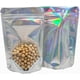 thumbnail image 1 of Resealable Stand Up Clear Mylar Zipper Lock Bags Heat Seal Pouches Gusset Bottom Aluminum Foil Food Storage Packaging Bag (50, 5.5x7.87 inch), 1 of 4