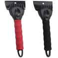 thumbnail image 1 of 2Pcs Ice Scraper Car Snow Scraper avy-Duty Frost and Snow Removal for Cars Windshield and Window Black and Red, 1 of 8