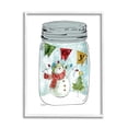 thumbnail image 4 of Stupell Industries Joy Text Snowman Christmas Tree Lights Country Jar, 16 x 20, Design by Livi Finn, 4 of 5