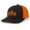 Black/Orange, variant on Three Pines Nature Outdoors Mens Embroidered Mesh Back Trucker Hat Baseball Cap, Navy/White