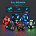 thumbnail image 4 of Dados electrónicos luminosos DND, juego de varios lados para juegos de mesa, juguetes de fiesta, 4 of 6
