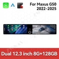 thumbnail image 2 of ZWNAV Dual 12.3 inch Screen Car Radio For Maxus G50 2022-2025 Android GPS Navigation Multimedia Video Player Stereo Receiver Head Unit, 2 of 14