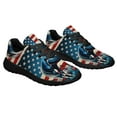 thumbnail image 6 of Patriotic Horse American flag Shoes Sneakers for Women Men Black Size 10.5, 6 of 7