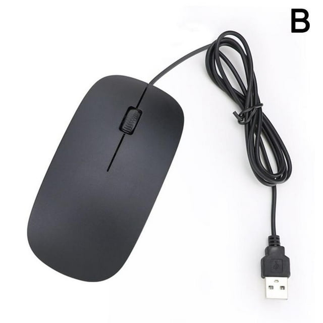 800 DPI Slim USB Wired Optical Mouse Mice For PC Laptop D8K6 F9X7 K9U8 Anti-Slip N4F2