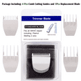 thumbnail image 3 of 2 Pack Professional Peanut Clipper/Trimmer Snap On Replacement Blades #2068-300 - Compatible with Wahl Peanut Hair Clipper/Trimmer, 3 of 5