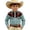 AA~Army Green52, variant on Hiijoy Boys Button-Down Western Shirt Breathable Long Sleeve Cowboy Shirt Top, Sizes 4-5