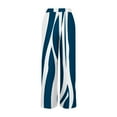 thumbnail image 4 of Pants for Women, Womens Fashionable Striped Printed Drawstring Wide Leg Pants, 4 of 5