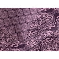 thumbnail image 4 of Ambesonne Plum Pink Quilted Bedspread Set 3 Pcs, Damask Floral Swirls, Queen Size, Plum and Pale Pink, 4 of 5