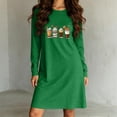 thumbnail image 6 of Xdegoge Womens Fall Nightgown Long Sleeve Sleepwear Coffee Cup Graphic Sleep Dress Autumn Thanksgiving Casual Lounge Pajamas Comfortable Nightshirts Gowns, 6 of 6