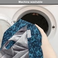 thumbnail image 6 of Blue Dog Crate Cover, Abstract Damask Inspired Curvy Flower Ornate Flourish Royal Revival Retro, Easy to Use Pet Kennel Cover for Medium Large Dogs, 35" x 23" x 27", Indigo Aqua, by Ambesonne, 6 of 6