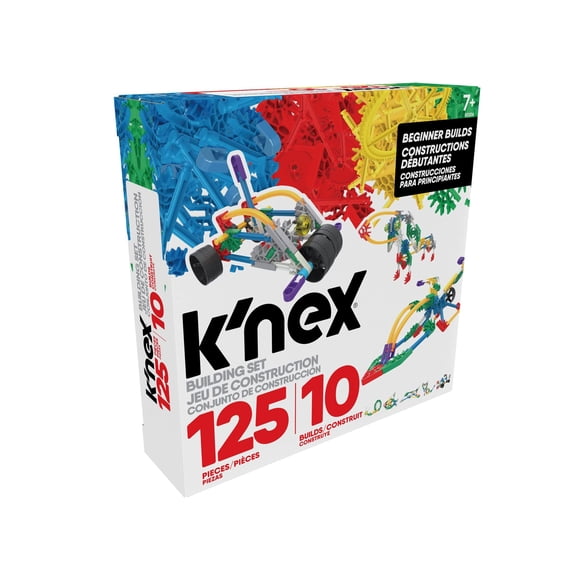Set de construcción Basic Fun K'NEX Beginner 10 modelos 125 piezas