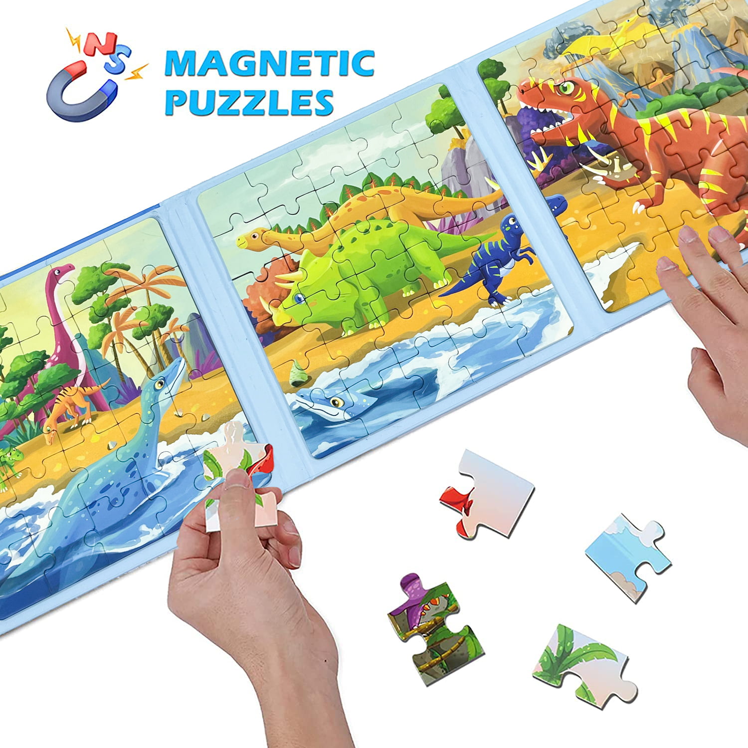 Magnetic Puzzle - Dinolandia (3+)