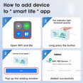 thumbnail image 2 of Smart WiFi and Bluetooth Dual-Mode Temperature and Humidity Sensor for Home Automation - Remote Control via Tuya App, Device Sharing, Group Management & Offline Alerts, Compatible with Alexa and, 2 of 6