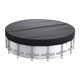 thumbnail image 4 of Tapa redonda para piscina, lona de fácil instalación, tapa para piscina sobre el suelo para bañera 10 pies Sharpla Tapa de piscina, 4 of 8
