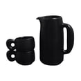 thumbnail image 1 of Juego de Té para con Tazas Y Tetera, Mini Hervidor de Agua en Miniatura para Decoración de Accesorios para 1:12, Juego Negro Sunnimix Tetera de casa de muñecas, 1 of 8