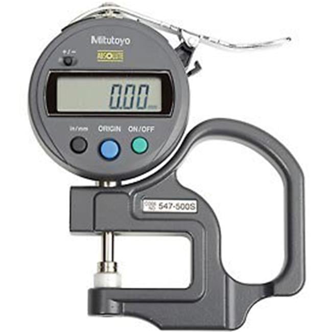 Mitutoyo Digital Thickness Gauge,Acc +/0.001 in 547500SCAL