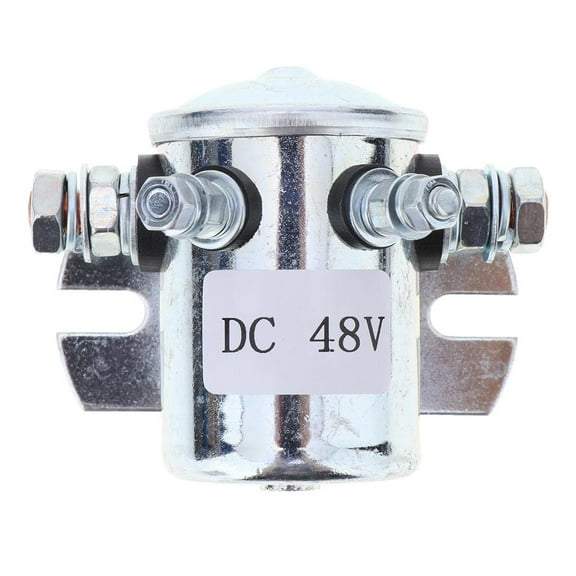 Max 400A Continuous Duty Solenoid Relay Iron for Golf Cart Winch, Trucks - 48V