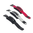 thumbnail image 1 of 3 Pack Electric Guitar Bass String Muter Guitar Fret Wrap Dampener with Punk Style Rivets, 1 of 7