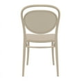 thumbnail image 5 of Pemberly Row Contemporary Resin Outdoor Chair Taupe, 5 of 5