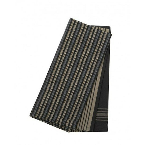 3 Piece Cotton Tea Towels Black Dot Towel Set Walmart
