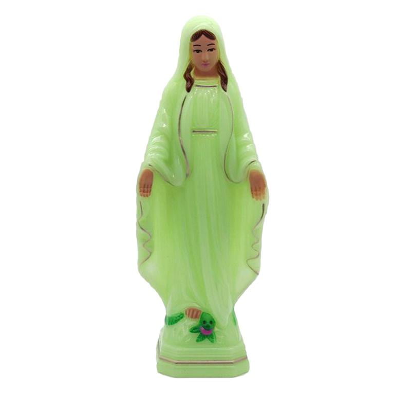 Catholic Plastic Virgin Mary Statue Figure Handmade Figurine ...