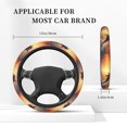 thumbnail image 5 of Fotbe Sunset Dancing Dolphin A for Steering Wheel Cover Universal 15 in Car Accessories for Men Women,Steering Wheel Protector Comfortable Protective Case for SUV Sedan Decor, 5 of 8