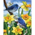 thumbnail image 1 of Pintura al óleo de pájaros y flores por números DIY decoración del hogar pintada a mano sin marco Tmvgtek decoración de arte en el hogar, 1 of 9