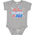 thumbnail image 3 of Inktastic My First Fourth of July- Red, White, and Blue Fireworks Boys or Girls Baby Bodysuit, 3 of 5