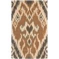 thumbnail image 2 of SAFAVIEH Capri Merrilyn Damask Wool Area Rug, Multi/Brown, 3' x 5', 2 of 7