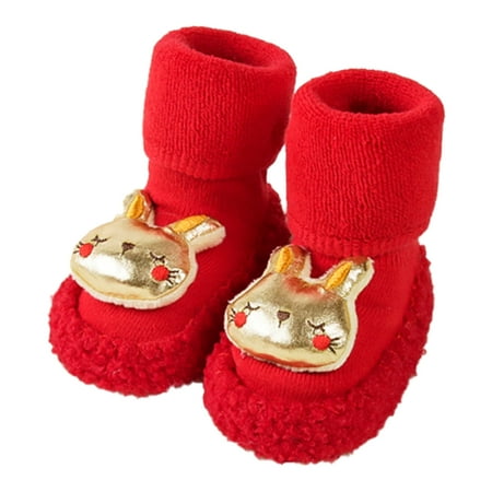 

Christmas Baby Socks Toddler Boys Girls Children Socks Soft Sole Non Slip Toddler Shoes Socks Princess Socks Floor Socks