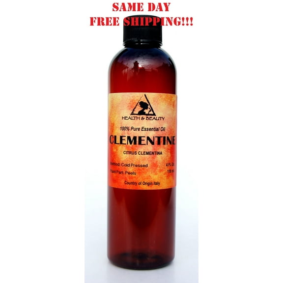 CLEMENTINE ESSENTIAL OIL AROMATHERAPY NATURAL 100% PURE 4 OZ
