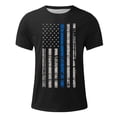 thumbnail image 3 of Camisetas de Manga Larga para Hombres Imprimir Casual Cuello Redondo Camiseta de Manga Corta, Camisetas de Manga Larga para Hombres Algodón, 3 of 4