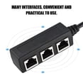 thumbnail image 4 of Adaptador de cable Ethernet RJ45 Mugast 1 macho a 3 hembras negro, 4 of 7