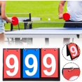 thumbnail image 2 of Scoreboard Portable Scorekeeper Flip Scoreboard Table 4Digit Display Manual Flip Score Counter For Games, 2 of 4