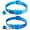 Light Blue, variant on Breakaway Cat Collar with Bells, [2 Pack] Break Away Kitten Collar with Bells, Reflective Cat Collar for Girl Cats Kitty