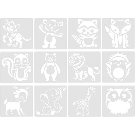 HTCM 12 Sheets Animal Stencils Animal Theme DIY Stencils Animal Plastic Stencils | Walmart Canada HTCM 12 Sheets Animal Stencils Animal Theme DIY Stencils Animal Plastic Stencils | Walmart Canada