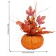 thumbnail image 2 of Calabaza artificial de cosecha de otoño de Halloween con centros de mesa de girasol falsos, 2 of 8
